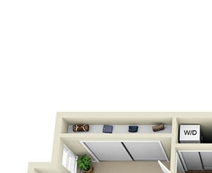 Santa Clara 1 Bed 1 Bath 739 SQ.FT. floor plan